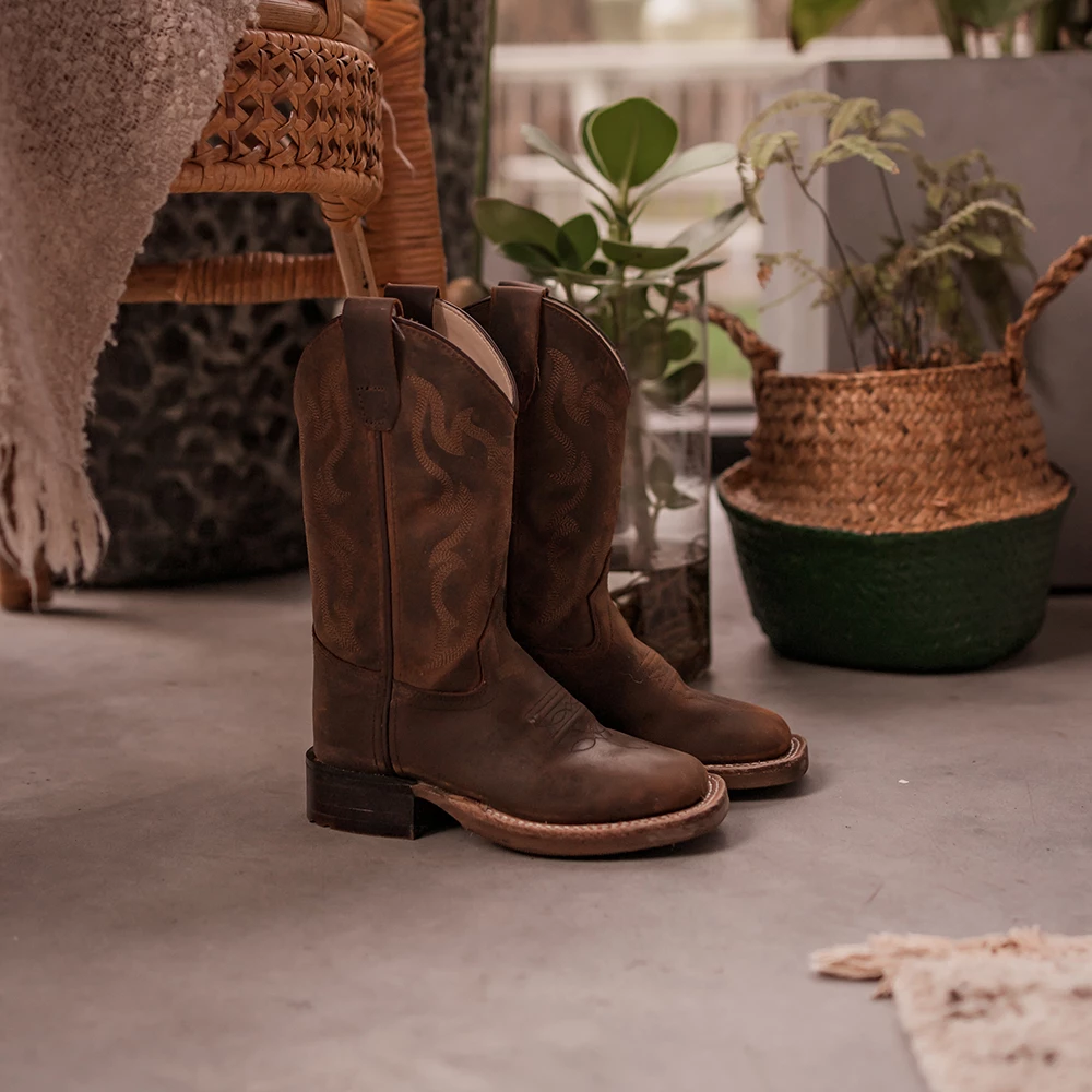 Bootstock western meisjes laarzen bruin