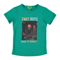 Funky XS jongens shirt 1670/OSMONKEYTEE groen