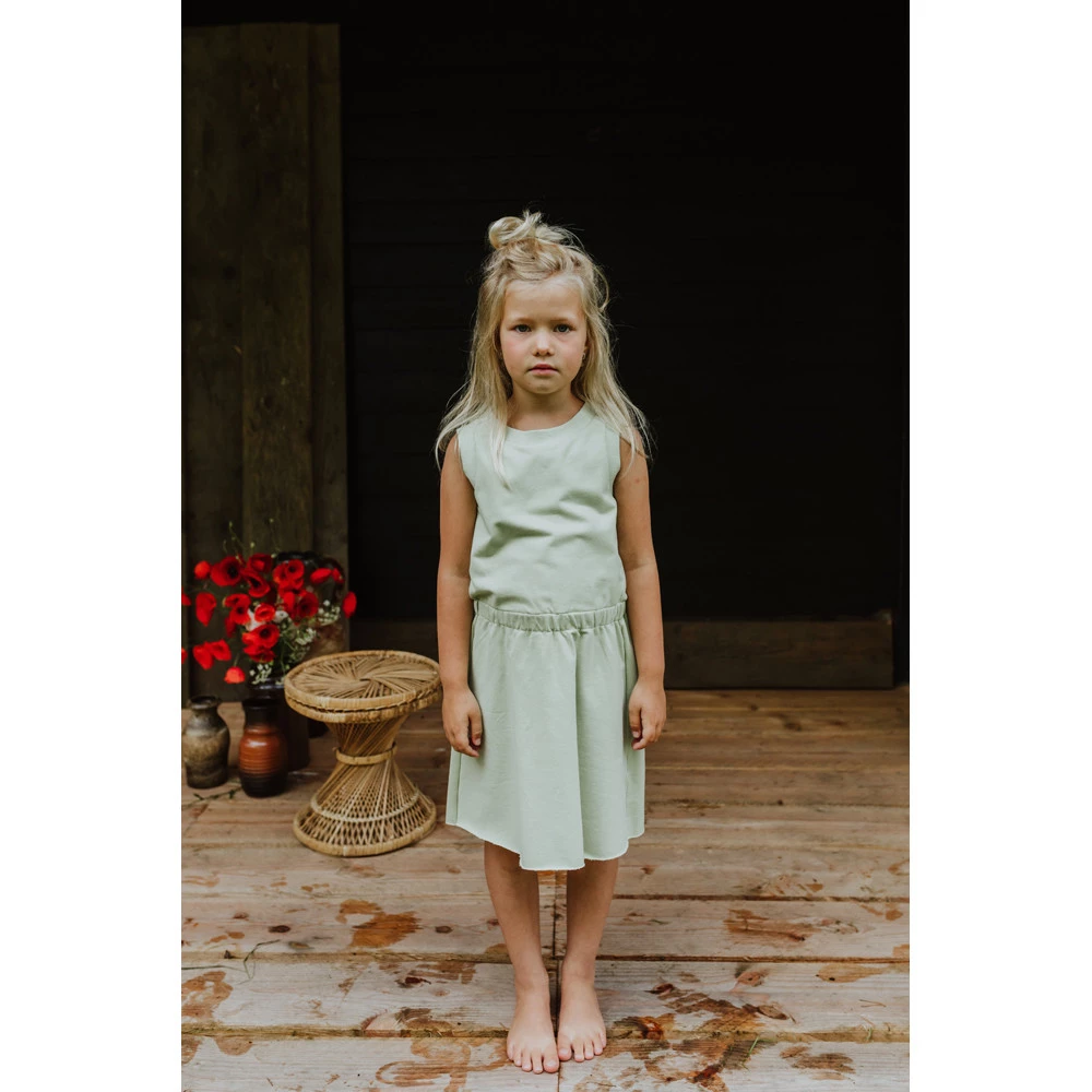 Little Hedonist jurk JUDY groen